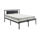 Dakota Metal Bed Frame & Boucle22 Mattress - Double