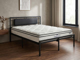 Dakota Metal Bed Frame & Boucle22 Mattress - Double