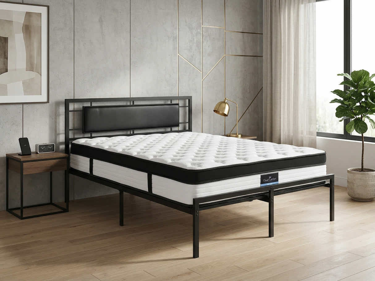 Dakota Metal Bed Frame & G31 Mattress - Double