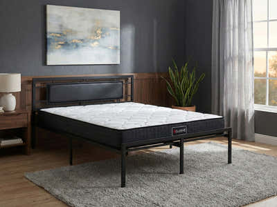 Dakota Metal Bed Frame & Xclusive X20 Mattress - Double