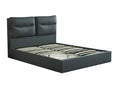 Greta PU Bed Frame Dark Grey - Queen