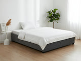 Keetsa Velvet Bed Frame Dark Grey - Queen