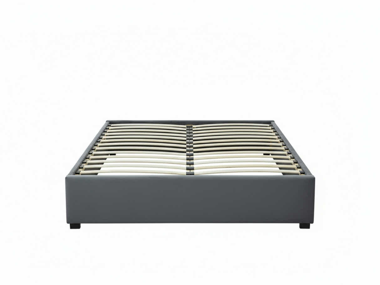 Keetsa Velvet Bed Frame Dark Grey - Queen
