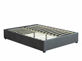 Keetsa Velvet Bed Frame Dark Grey - Queen
