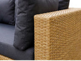 Rimini 4-Piece Lounge Set - Sand + Grey