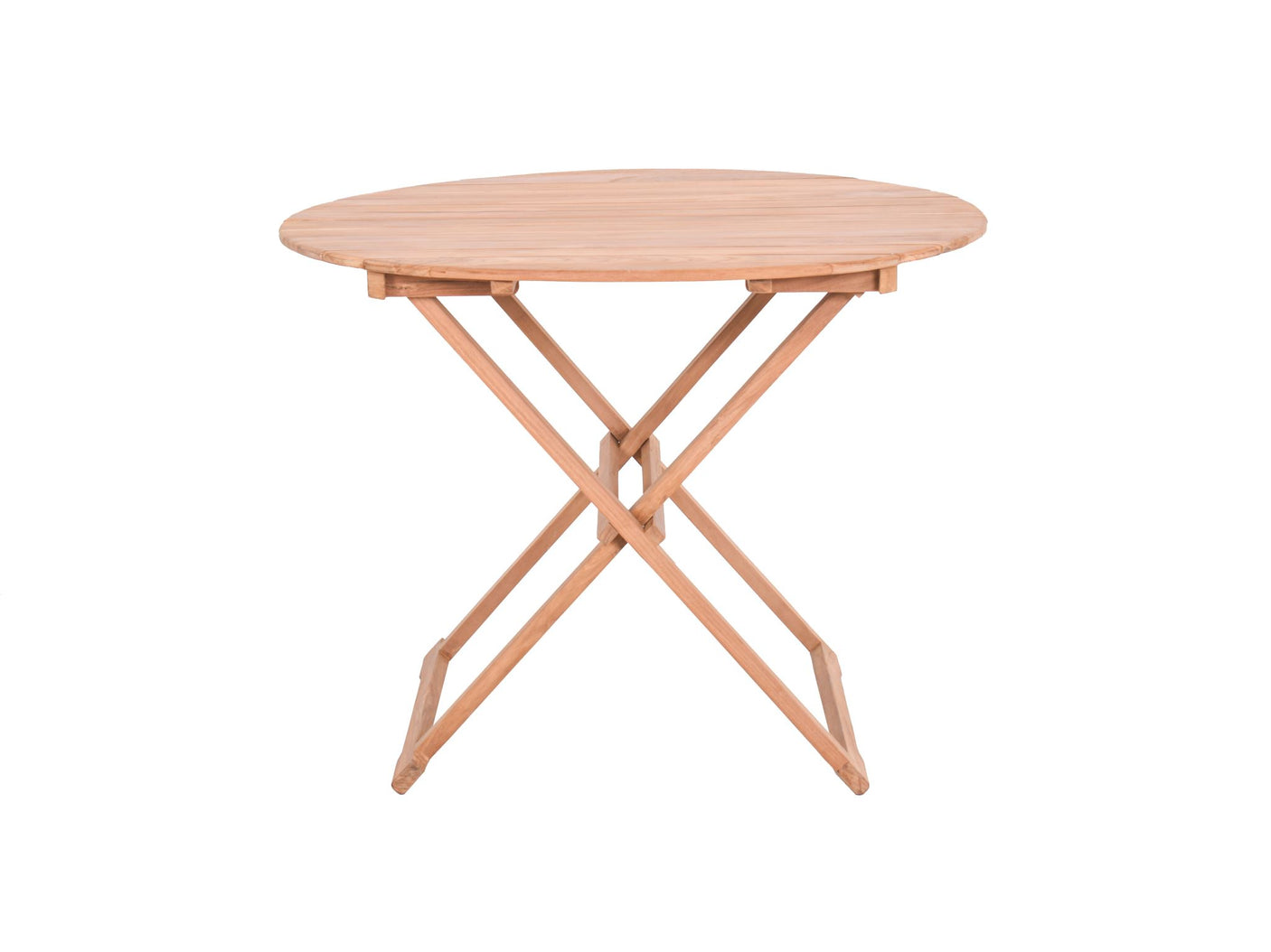 Teak wood Round Folding Table 1M