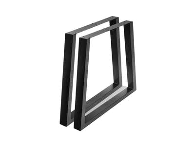DS Trapezoid Metal Table Legs Large - Set of 2