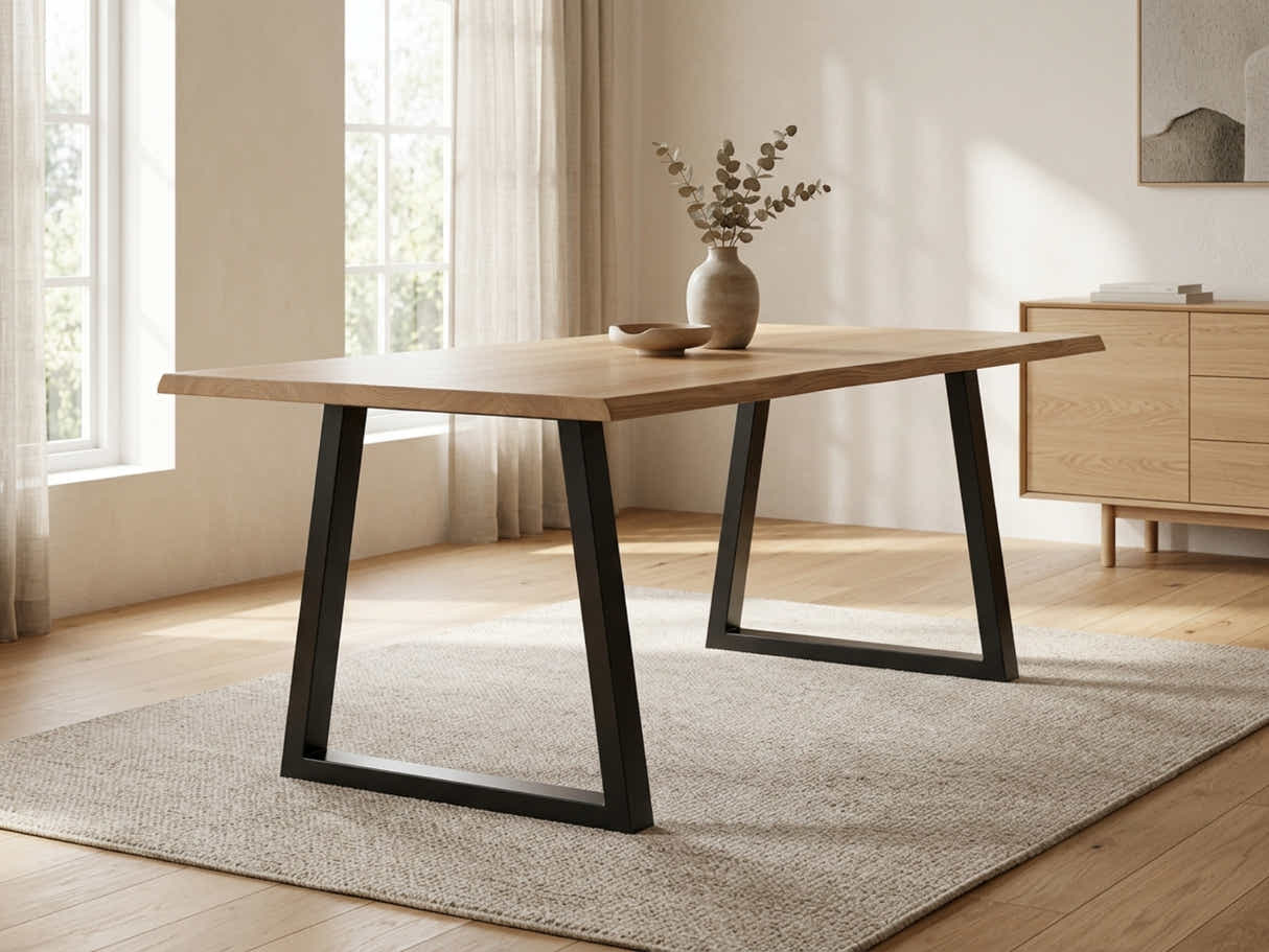 DS Trapezoid Metal Table Legs Large - Set of 2