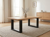 DS Box Shape Metal Table Legs - Set of 2