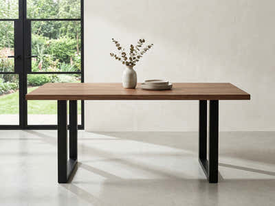 Box Shape Metal Table Legs Large - Set of 2