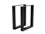 DS Box Shape Metal Table Legs Large - Set of 2