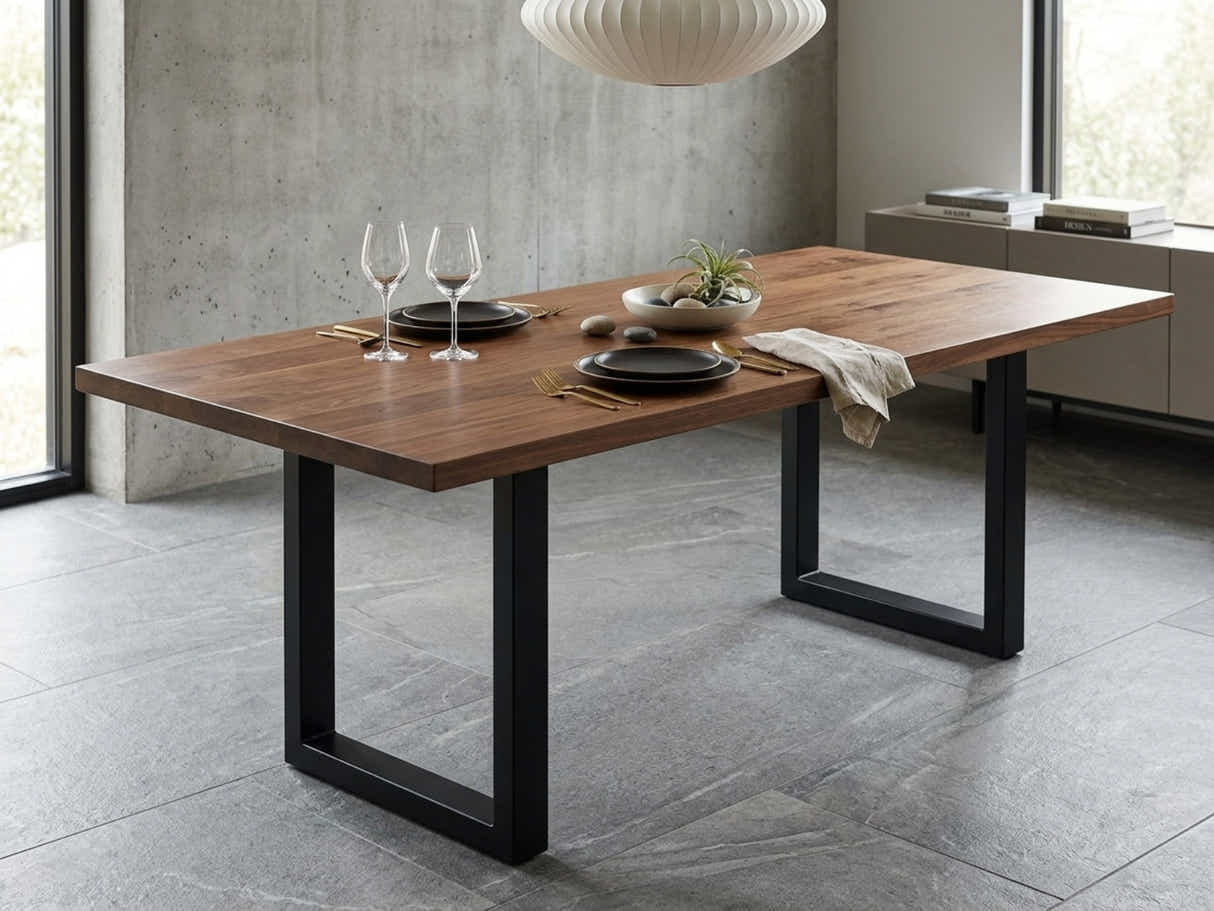 Box Shape Metal Table Legs Large - Set of 2
