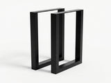 Box Shape Metal Table Legs Large - Set of 2