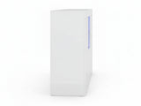 Anshos Storage Cabinet with LED Light - White
