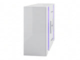 Anshos White Sideboard with LED Light - 135 cm