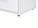 Anshos White Sideboard with LED Light - 135 cm