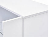 Anshos White Sideboard with LED Light - 135 cm