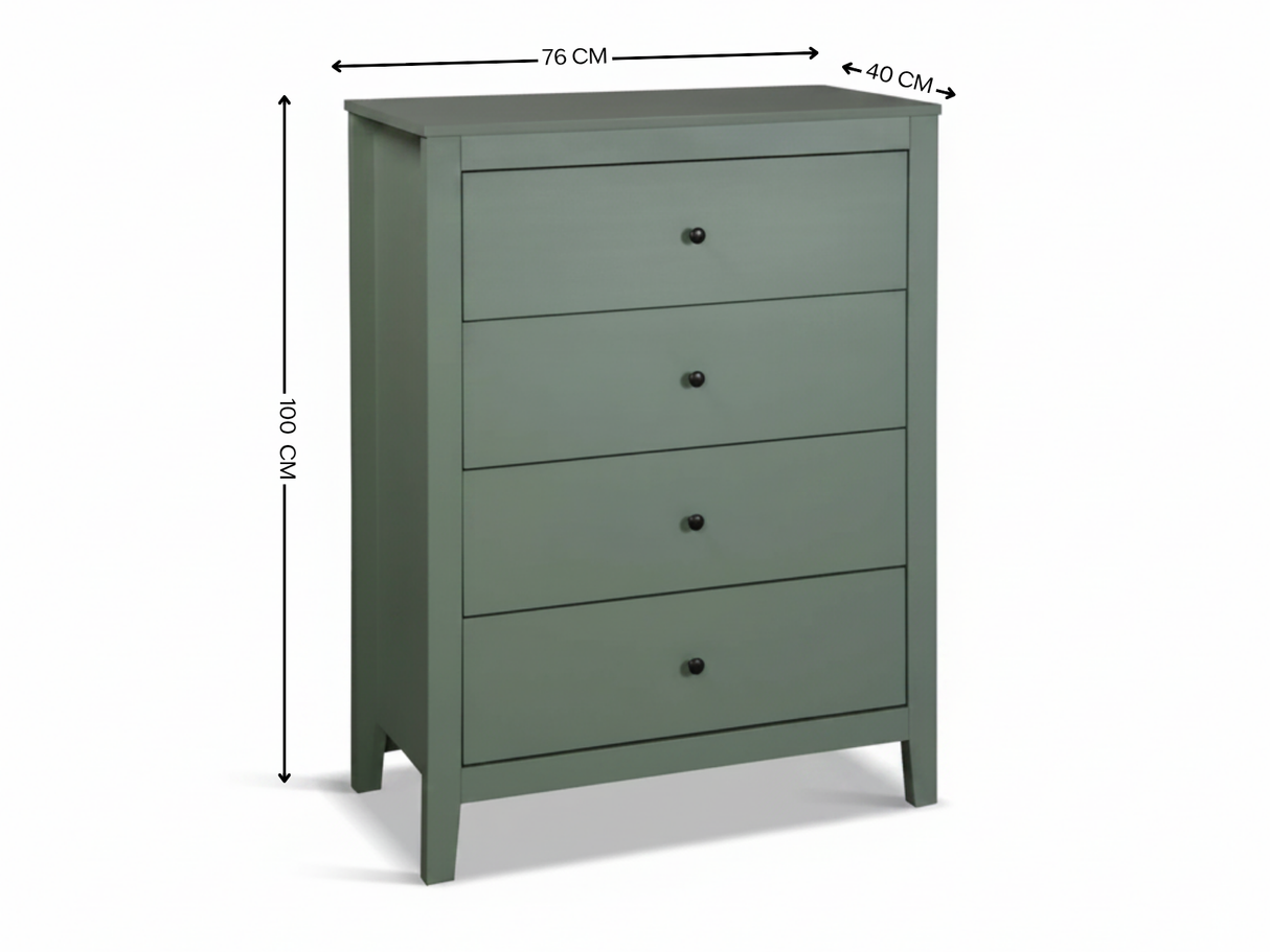 Olivera 4-Drawer Tallboy