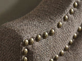 Calwa Linen Headboard Brown - Double