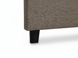 Calwa Linen Headboard Brown - Double
