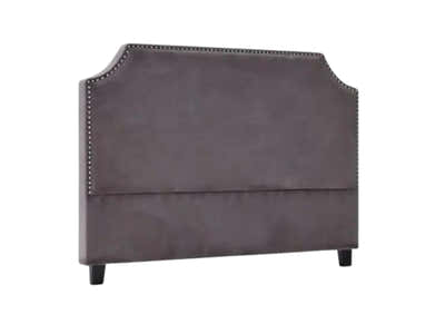 Malvern Velvet Headboard Dark Grey - Double