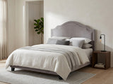 Lavaca Velvet Headboard Light Grey - Queen
