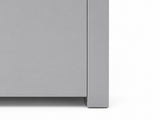 Anshos Buffet with LED Light White & Grey - 108 cm