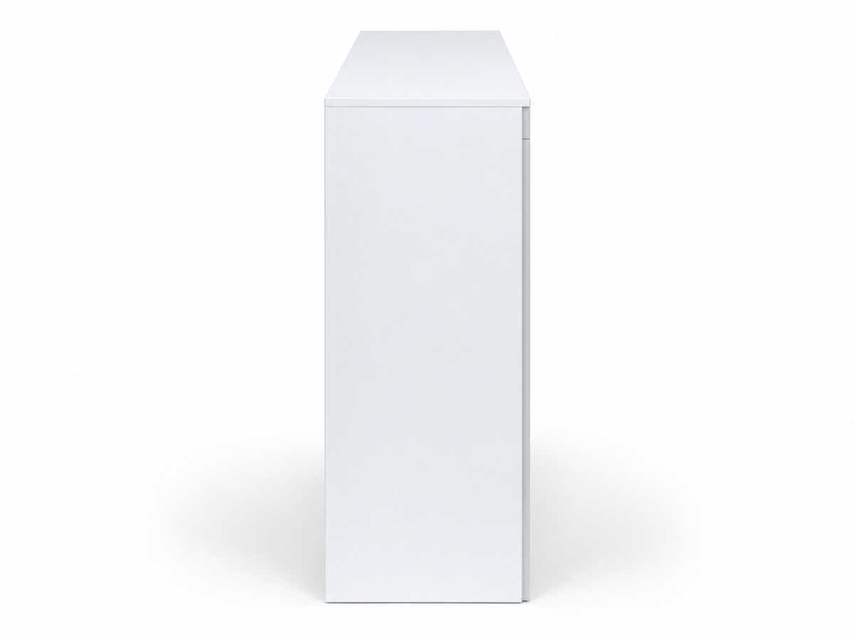 Anshos Buffet with LED Light White & Grey - 108 cm