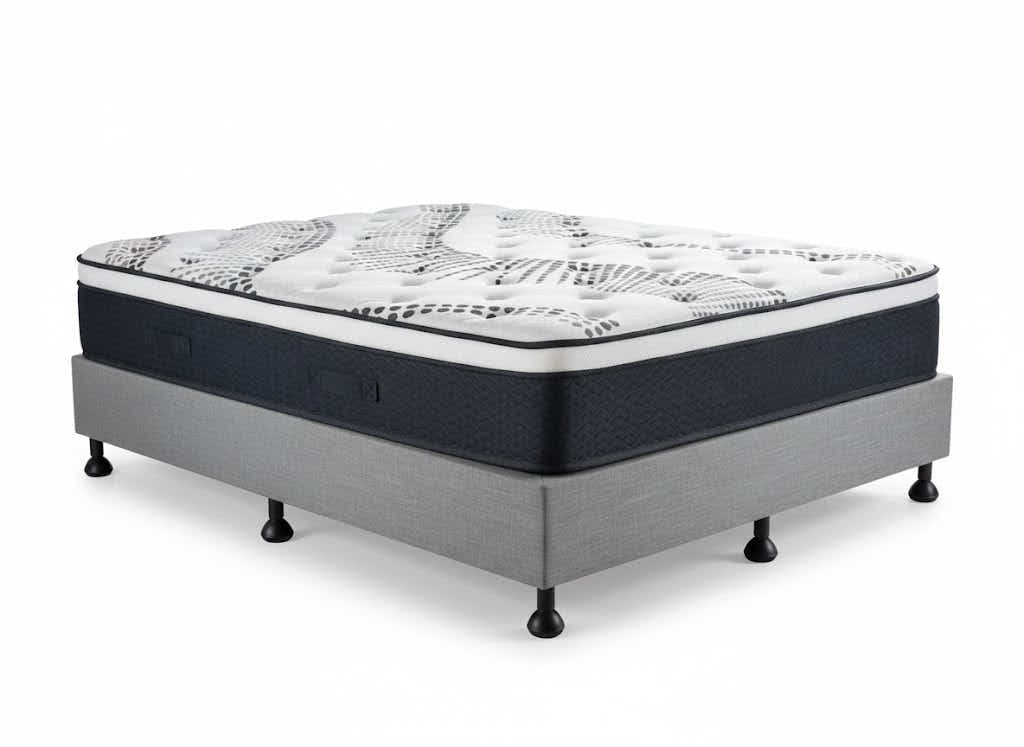 Enkel Bed Base & Euro Top Mattress J32 – Double (Combo)