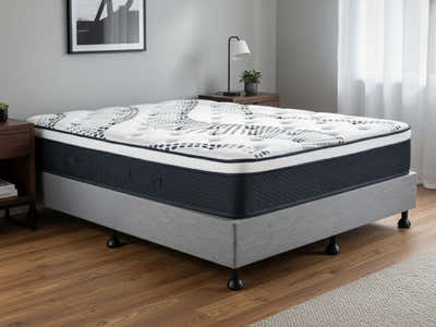 Enkel Bed Base & Euro Top Mattress J32 – Double (Combo)