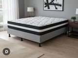 Enkel Bed Base & Euro Top Mattress L30 – Double (Combo)