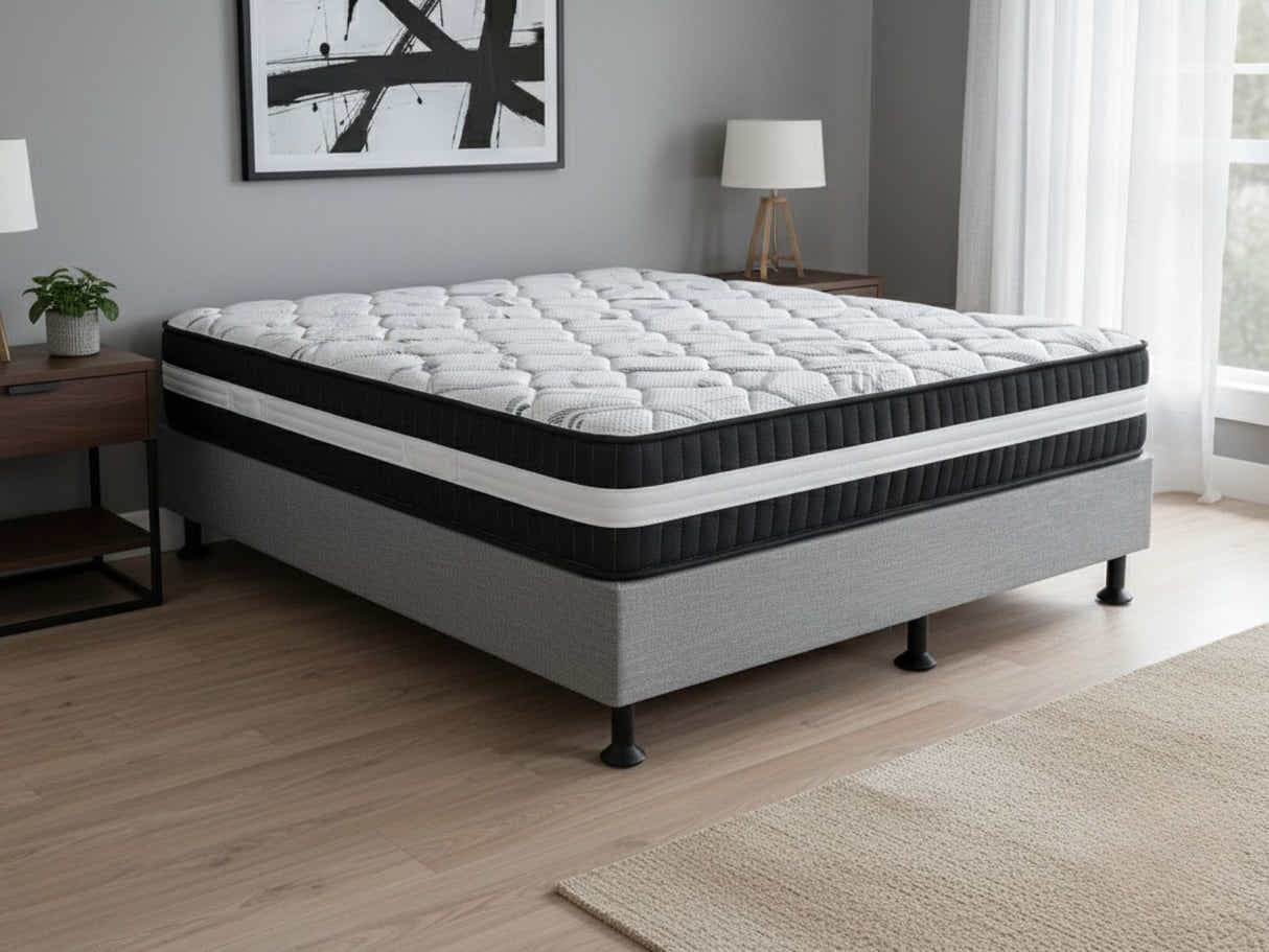 Enkel Bed Base & Euro Top Mattress L30 - Double