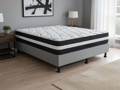Enkel Bed Base & Euro Top Mattress L30 - Double