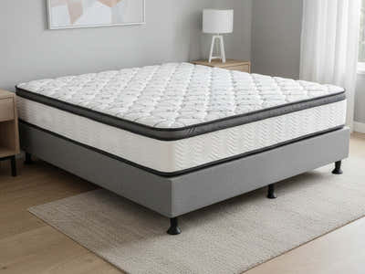 Enkel Bed Base & Euro Top Memory Foam Mattress GEL30 - Double