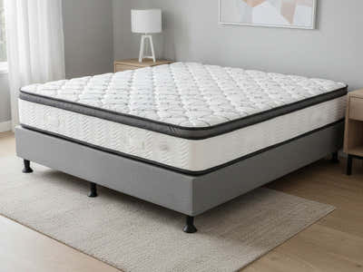 Enkel Bed Base & Euro Top Memory Foam Mattress GEL30 - Double (Combo)