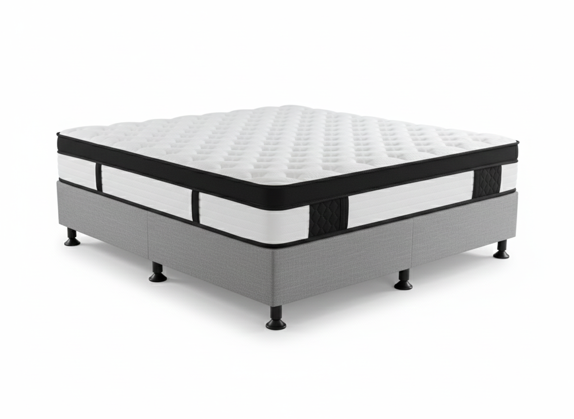 Enkel Bed Base & Euro Top Mattress G31 - Queen