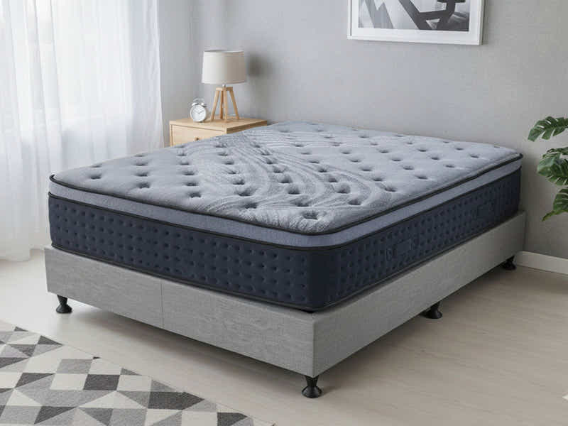 Enkel Bed Base & Euro Top Mattress B34 – Queen (Combo)