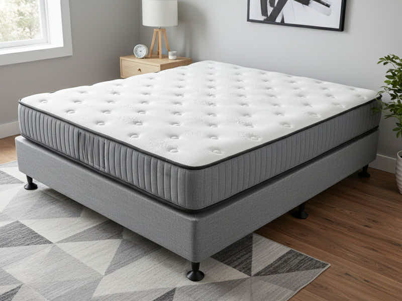 Enkel Bed Base & FIRM23 Mattress – Queen (Combo)