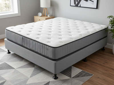 Enkel Bed Base & FIRM23 Mattress – Queen (Combo)