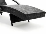 Outdoor Sun Lounger with Armrest