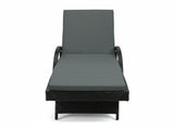 Outdoor Sun Lounger with Armrest