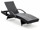 Outdoor Sun Lounger with Armrest