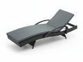 Outdoor Sun Lounger with Armrest