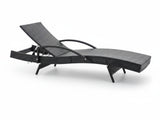 Outdoor Sun Lounger with Armrest