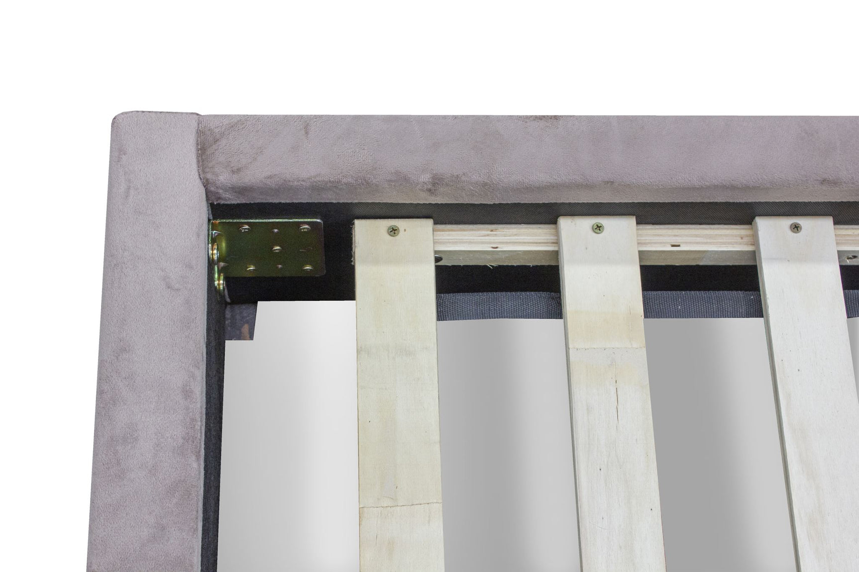 Amara Velvet Bed Frame with Bedside Tables - Double