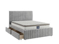 Wairoa Bed Frame with Drawers & GEL30 Mattress - Queen
