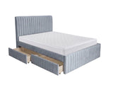 Wairoa Bed Frame with Drawers & Bon15 Mattress - Queen