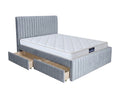 Wairoa Bed Frame with Drawers & PIL20 Mattress with Pillows - Queen
