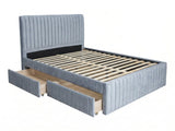 Wairoa Bed Frame with Drawers & Bon21 Mattress - Queen