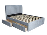 Wairoa Bed Frame with Drawers - Queen